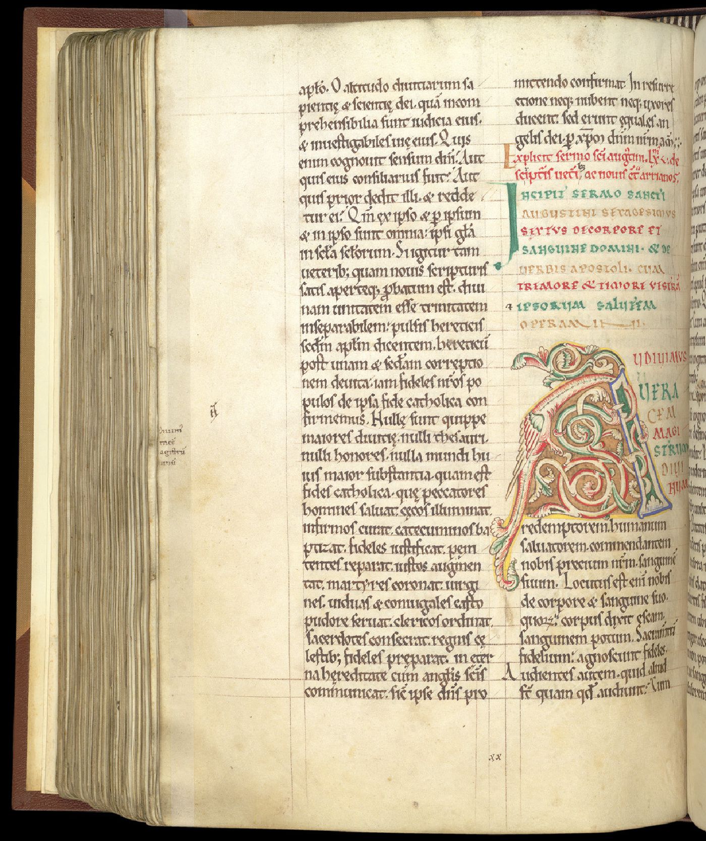 Illuminated manuscript from the British Library
